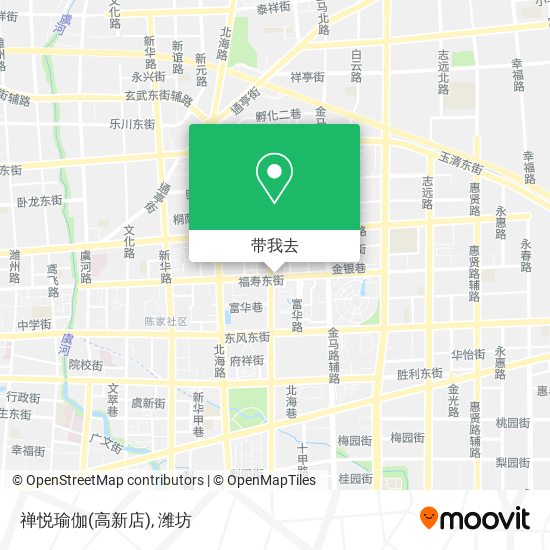 禅悦瑜伽(高新店)地图