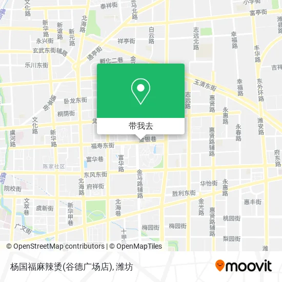 杨国福麻辣烫(谷德广场店)地图