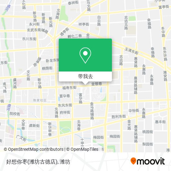 好想你枣(潍坊古德店)地图
