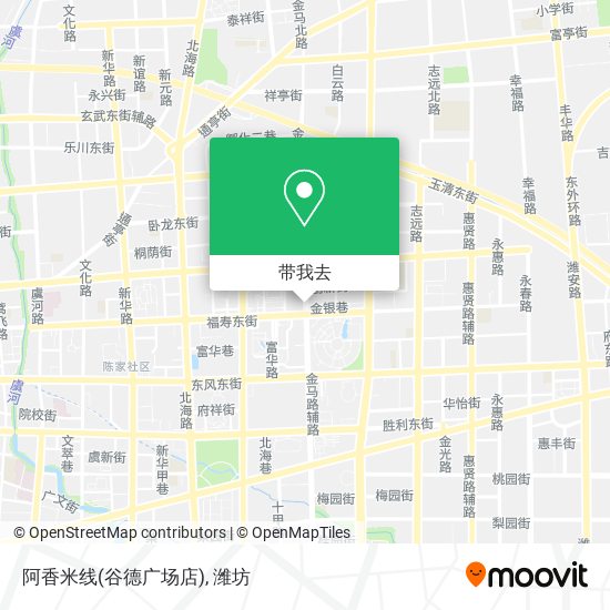 阿香米线(谷德广场店)地图