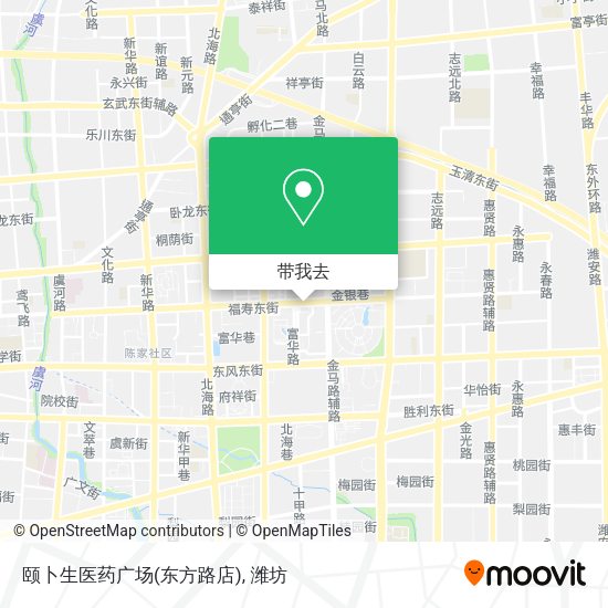 颐卜生医药广场(东方路店)地图