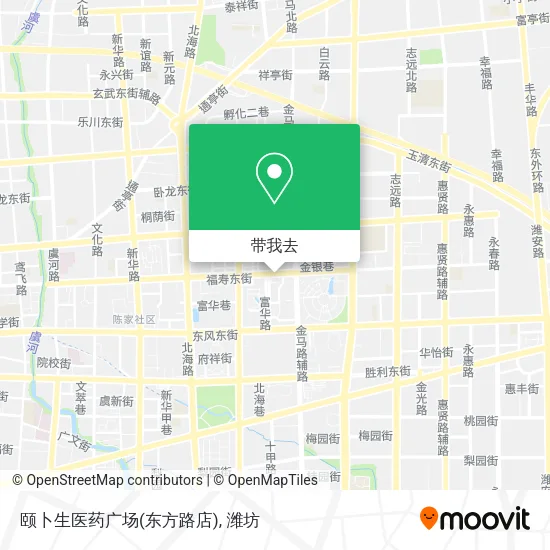 颐卜生医药广场(东方路店)地图