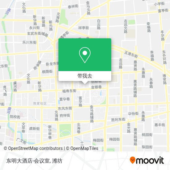 东明大酒店-会议室地图