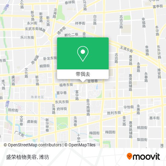 盛荣植物美容地图