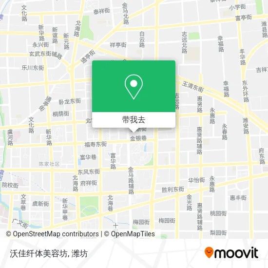 沃佳纤体美容坊地图