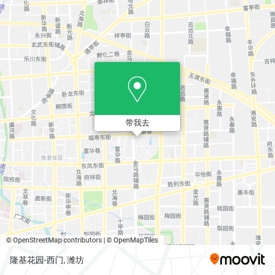 隆基花园-西门地图