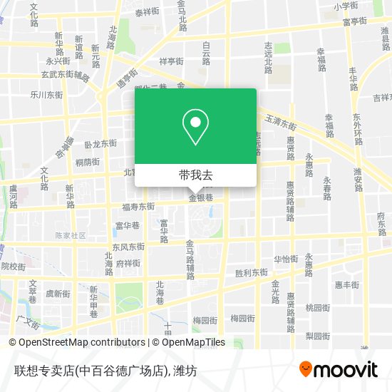 联想专卖店(中百谷德广场店)地图
