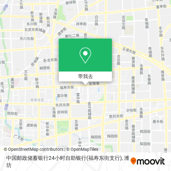中国邮政储蓄银行24小时自助银行(福寿东街支行)地图