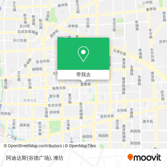 阿迪达斯(谷德广场)地图