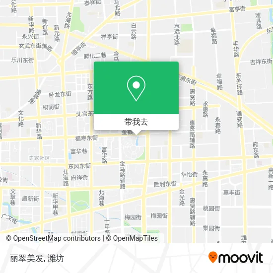 丽翠美发地图