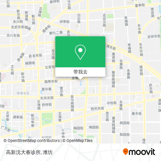 高新沈大春诊所地图