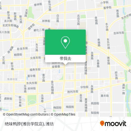 绝味鸭脖(潍坊学院店)地图