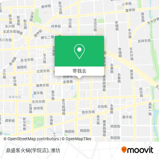 鼎盛客火锅(学院店)地图