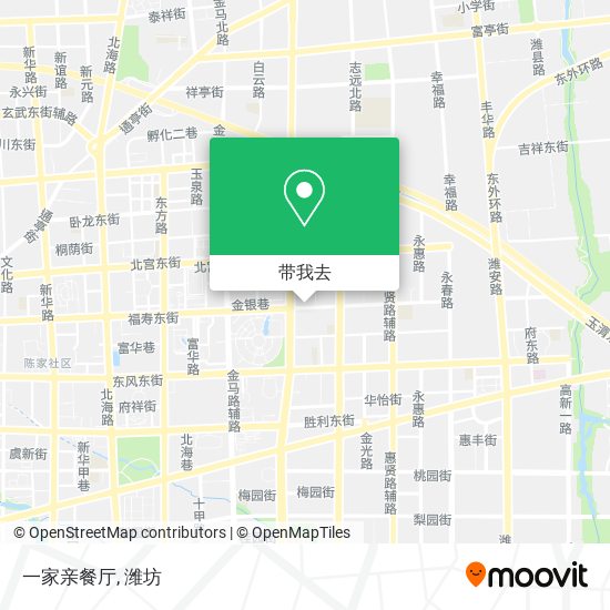 一家亲餐厅地图