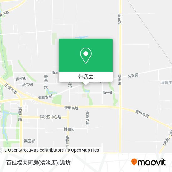百姓福大药房(清池店)地图