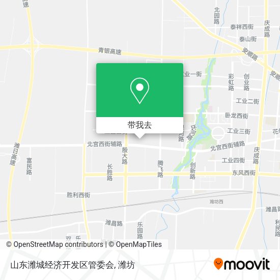 山东潍城经济开发区管委会地图