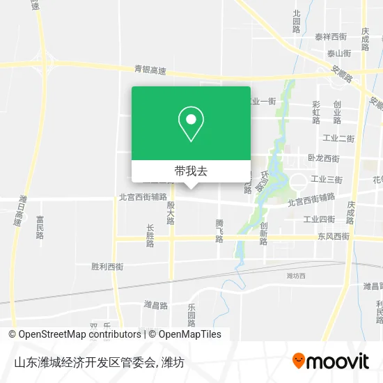 山东潍城经济开发区管委会地图