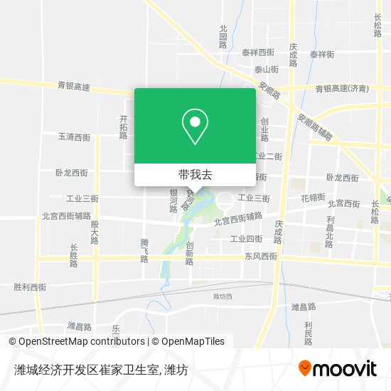 潍城经济开发区崔家卫生室地图