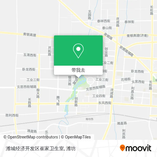 潍城经济开发区崔家卫生室地图