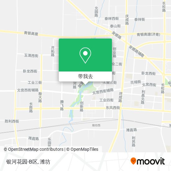银河花园-B区地图