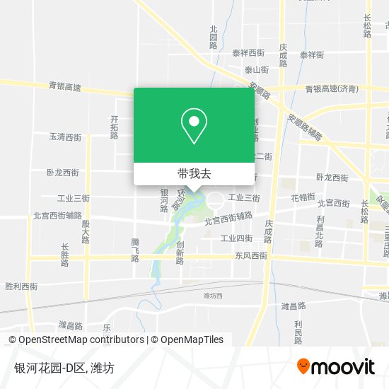 银河花园-D区地图