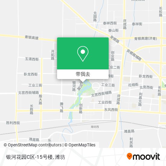 银河花园C区-15号楼地图