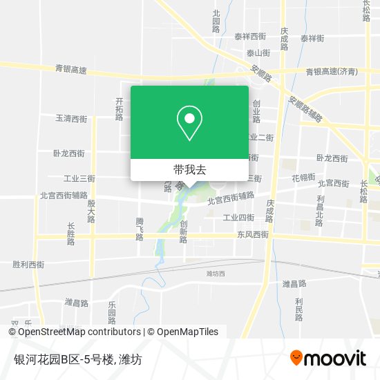 银河花园B区-5号楼地图
