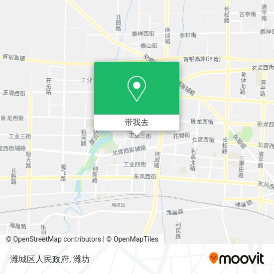 潍城区人民政府地图