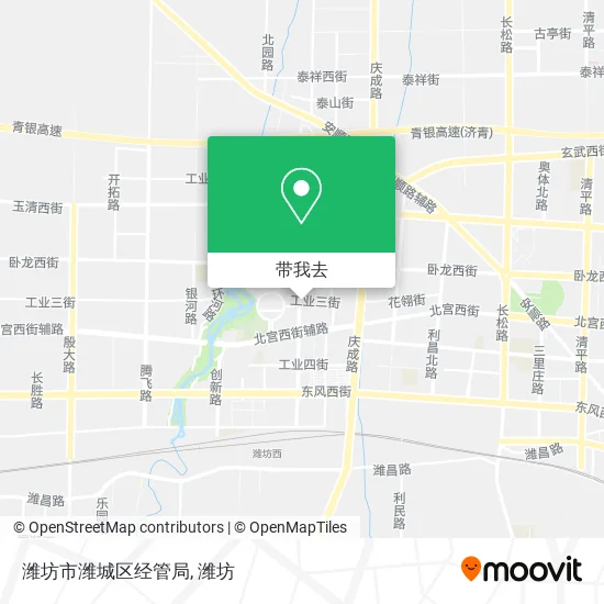 潍坊市潍城区经管局地图