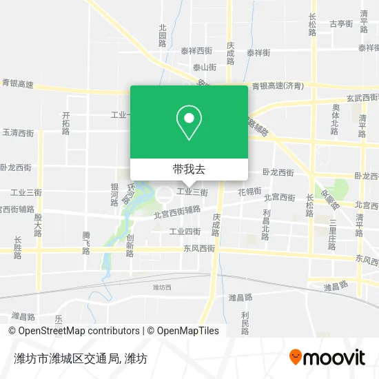 潍坊市潍城区交通局地图