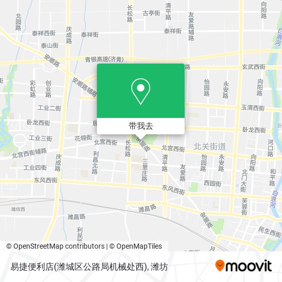 易捷便利店(潍城区公路局机械处西)地图