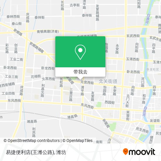 易捷便利店(王潍公路)地图