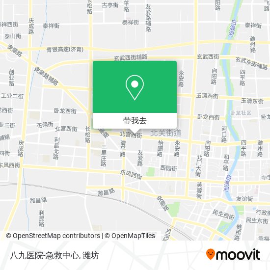 八九医院-急救中心地图