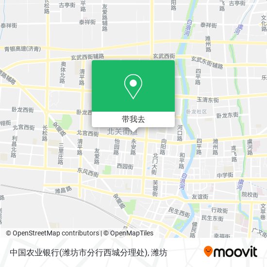 中国农业银行(潍坊市分行西城分理处)地图