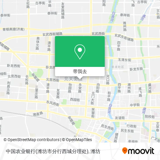 中国农业银行(潍坊市分行西城分理处)地图