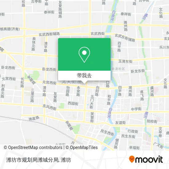 潍坊市规划局潍城分局地图