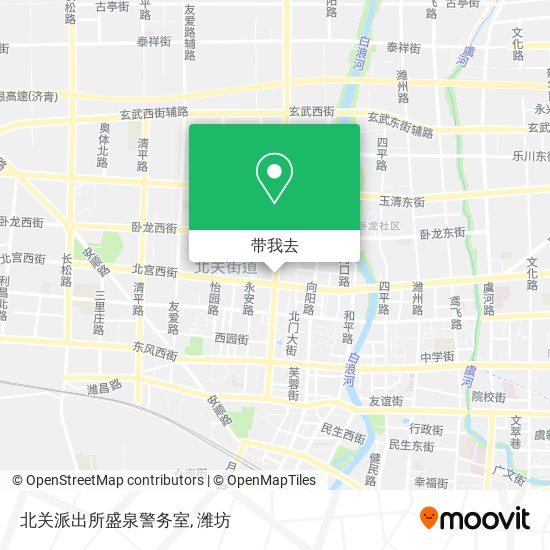 北关派出所盛泉警务室地图