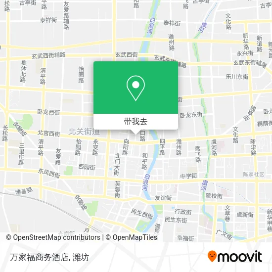 万家福商务酒店地图