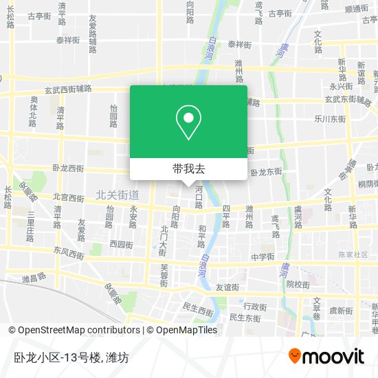 卧龙小区-13号楼地图
