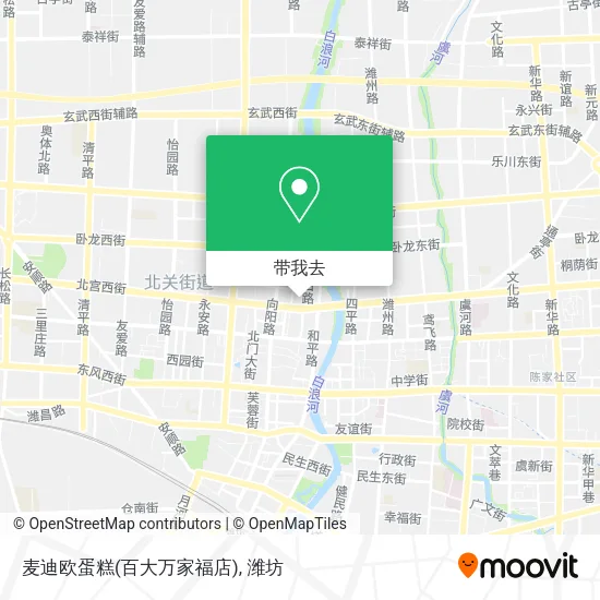麦迪欧蛋糕(百大万家福店)地图