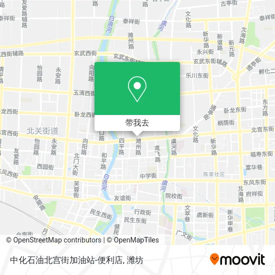 中化石油北宫街加油站-便利店地图