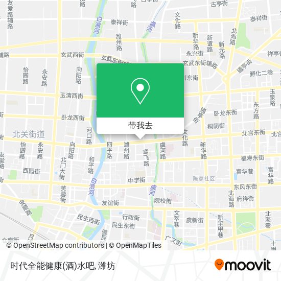 时代全能健康(酒)水吧地图