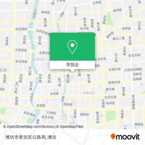 潍坊市奎文区公路局地图