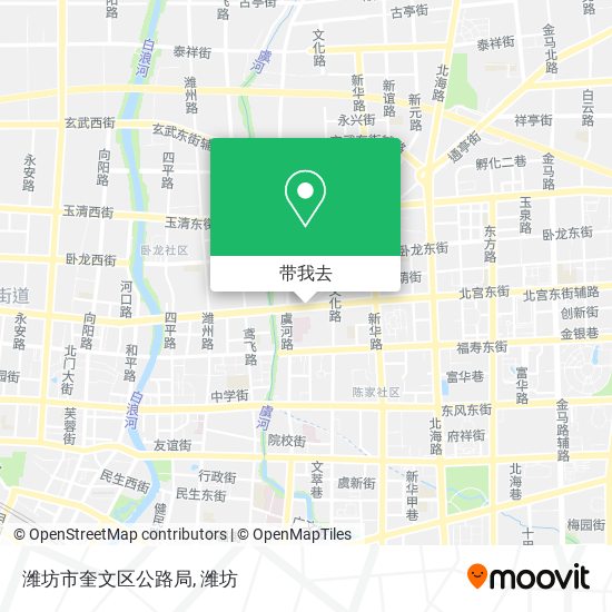 潍坊市奎文区公路局地图
