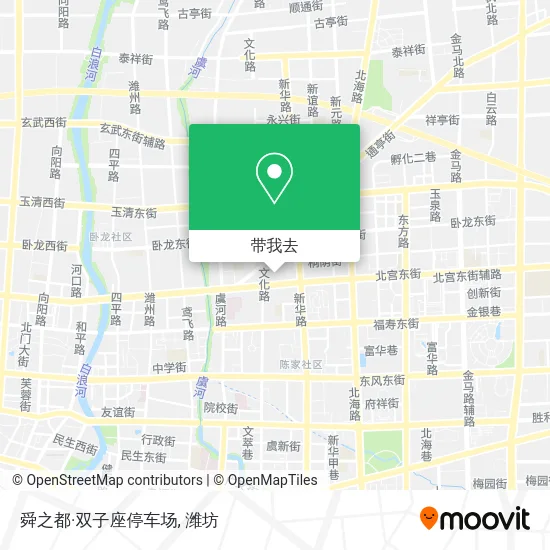 舜之都·双子座停车场地图