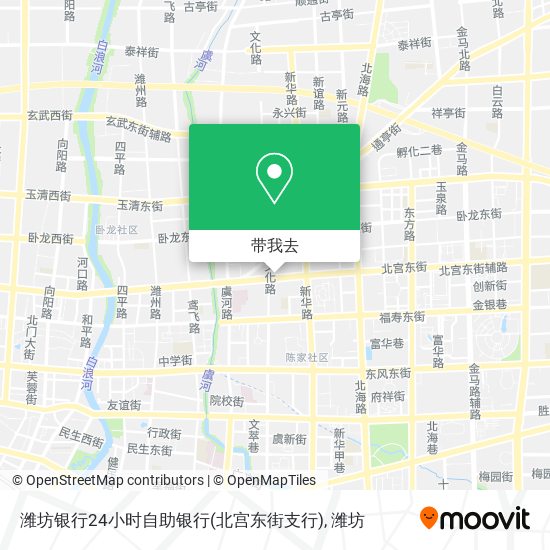 潍坊银行24小时自助银行(北宫东街支行)地图