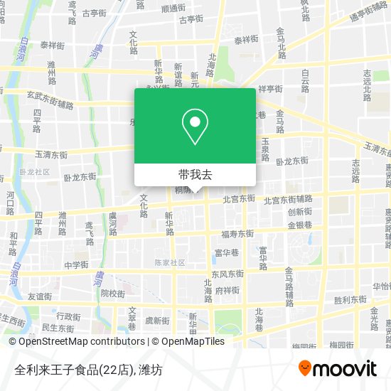 全利来王子食品(22店)地图