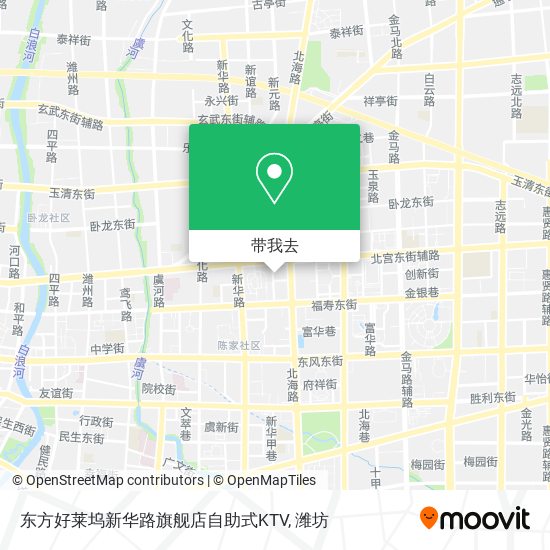东方好莱坞新华路旗舰店自助式KTV地图