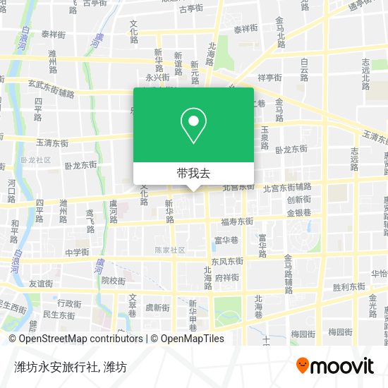 潍坊永安旅行社地图