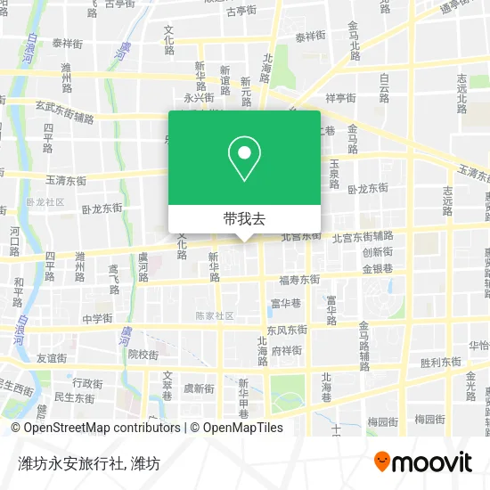 潍坊永安旅行社地图